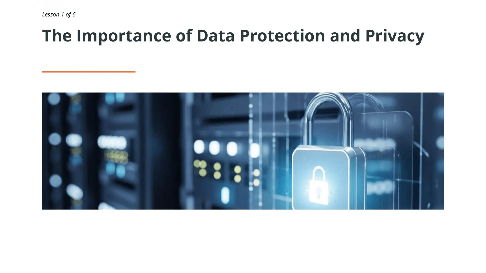 Digital padlock with security lock icon on server background representing data protection and cybersecurity for maritime businesses