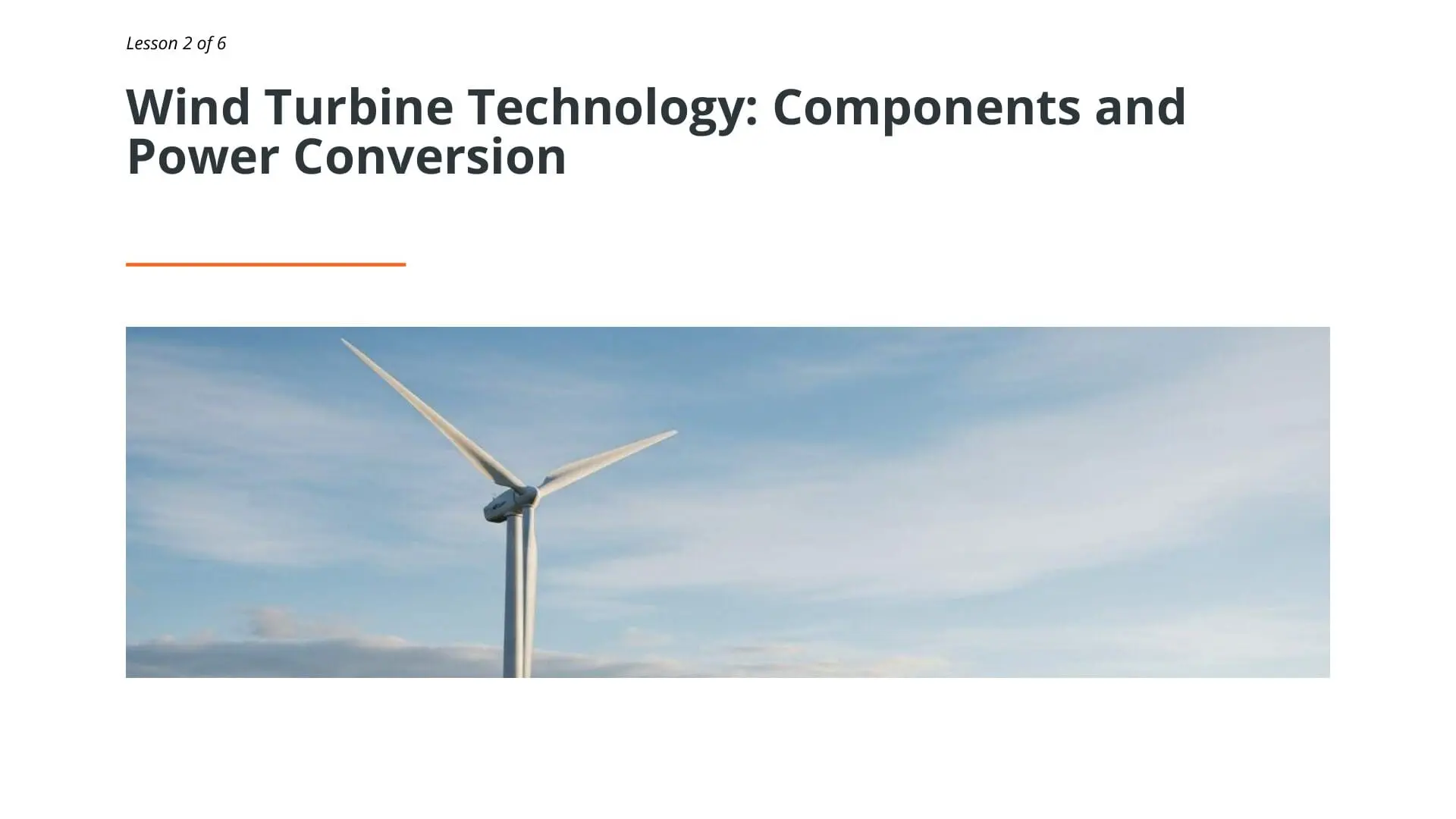 Modern wind turbine against blue sky demonstrating renewable energy technology and offshore wind power generation components