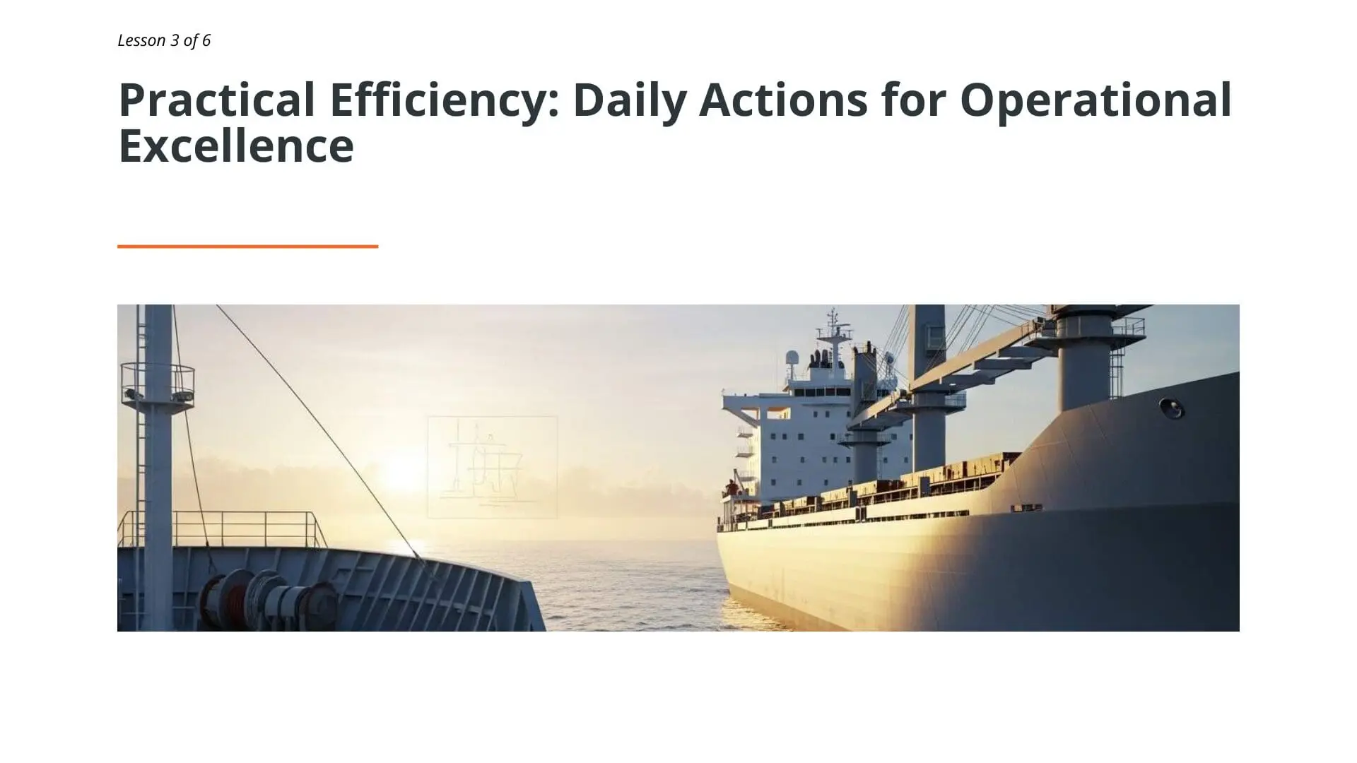 Two cargo ships at sea during sunset demonstrating maritime operational efficiency and fleet management practices